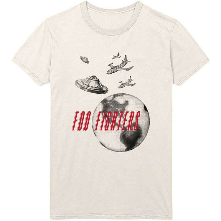 メール便送料無料 ROCKOFF ロックオフ FOO FIGHTERS UFO PLANES FOOTS16MNAT メンズ レディース Tシャツ