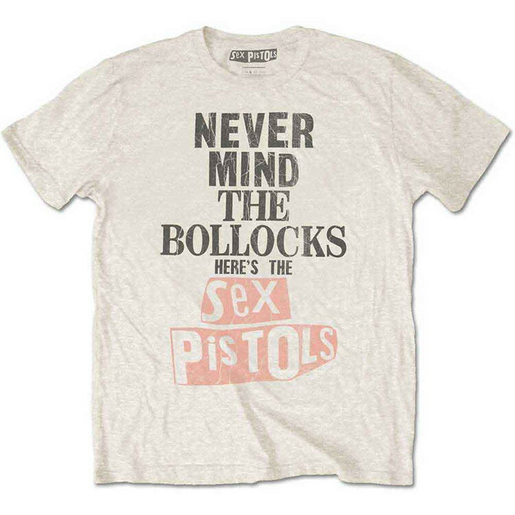 メール便送料無料 ROCKOFF ロックオフ THE SEX PISTOLS BOLLOCKS DISTRESSED SPTS04NAT メンズ レディース Tシャツ