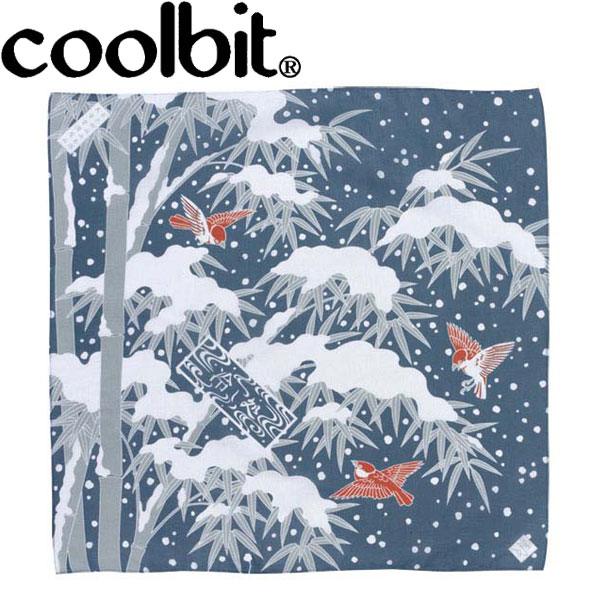 メール便送料無料 クールビット 冷やし処 クールハンカチ(雪竹朝雀) HCHASP