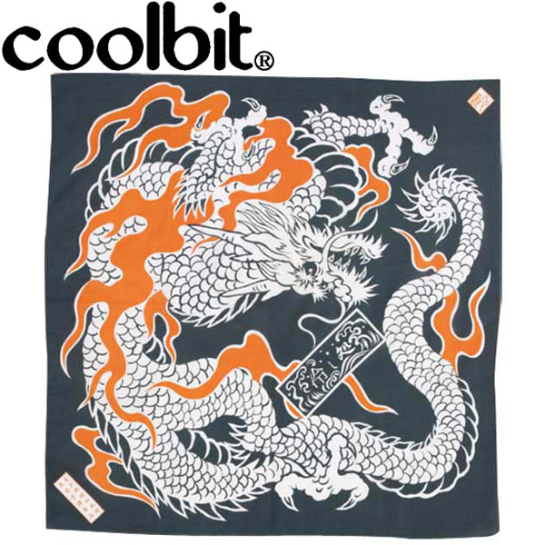【ブラックフライデー限定店内ポイント最大20倍(11/27 1:59迄】 メール便送料無料 クールビット 冷やし処 クールハンカチ(龍天井) HCHDRA