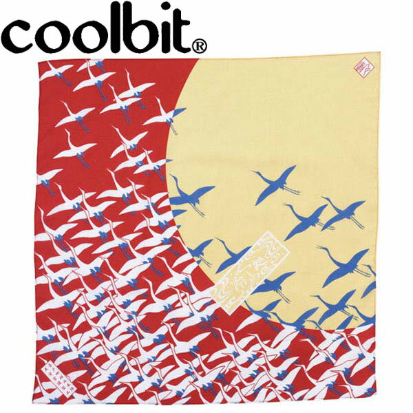 メール便送料無料 クールビット 冷やし処 クールハンカチ(千羽鶴) HCHSEN