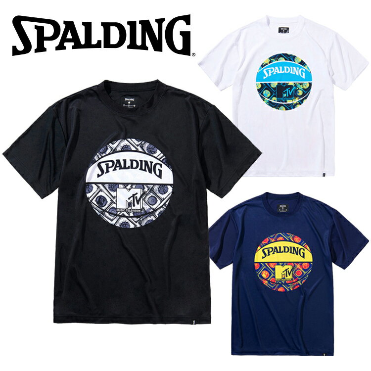 スポルディング BASKETBALL Tシャツ MTV ミュージックミキシング
