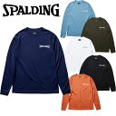 【期間限定ポイント最大20倍(2025/7/28 11:59迄)】 スポルディング BASKETBALL ロングスリーブ Tシャツ ホログラム ワードマーク S...