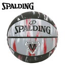 【0のつく日限定店内ポイント最大20倍(7/30 00:00〜23:59迄)】 スポルディング BASKETBALL マーブル レッド×ブラック ラバー 5号球...