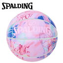 【期間限定ポイント最大20倍(2025/8/11 11:59迄)】 スポルディング BASKETBALL 藍にいな プレイ コンポジット 7号球 77-517J