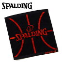 【0のつく日限定店内ポイント最大20倍(5/30 00:00〜)】 メール便送料無料 スポルディング BASKETBALL ジャカード スクエア タオル ボール...