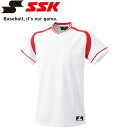 お買い得スペシャルプライス 【2枚までメール便送料無料】 エスエスケイ SSK 野球 2ボタンプレゲームシャツ メンズ BW2200-1020