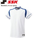 お買い得スペシャルプライス 【2枚までメール便送料無料】 エスエスケイ SSK 野球 2ボタンプレゲームシャツ メンズ BW2200-1063