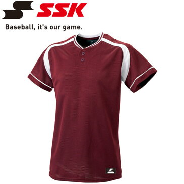 【2枚までメール便送料無料】エスエスケイ SSK 野球 2ボタンプレゲームシャツ メンズ・ユニセックス BW2200-2210