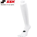 メール便送料無料 エスエスケイ SSK 2足組5本指ソックス YA1929-10