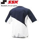 お買い得スペシャルプライス メール便送料無料 エスエスケイ SSK 野球 クロストレーニング 半袖ハーフZIP BWC1901-7010