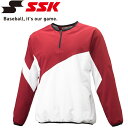 エスエスケイ SSK 野球 クロストレーニング 長袖ハーフZIP BWC1902-2210(4)