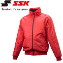 エスエスケイ SSK 野球 グラウンドコート フロントフルZIP 中綿 ジュニア BWG1008J-20