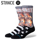 お買い得スペシャルプライス メール便送料無料 スタンス STANKONIA CREW A556C24STABLK メンズ