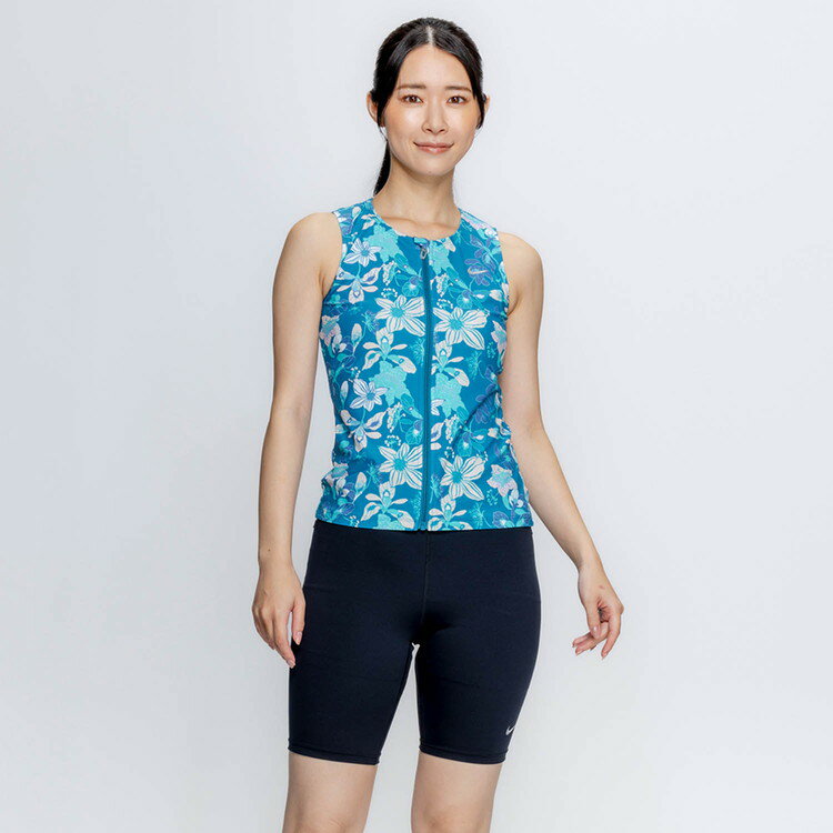樂天商城 - 【お買い物マラソン限定店内ポイント最大20倍(2026/6/26 1:59迄)】 お買い得スペシャルプライス メール便送料無料 ナイキ フットマーク ノースリジップ付きプリントセパレーツ フラワー 2993159-0023 レディース 水泳 返品不可