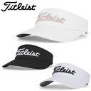 【お買い物マラソン限定店内ポイント最大20倍(7/11 1:59迄)】タイトリスト ウィメンズ サンドロップ バイザー レディース TH23WSV 日本正規品