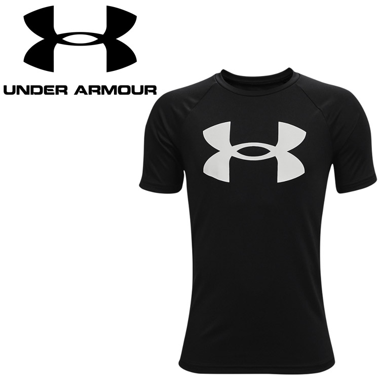 お買い得スペシャルプライス メール便送料無料 アンダーアーマー UAテック ビッグロゴ Sスリーブ 1363283-001 ジュニア ボーイズ 男の子