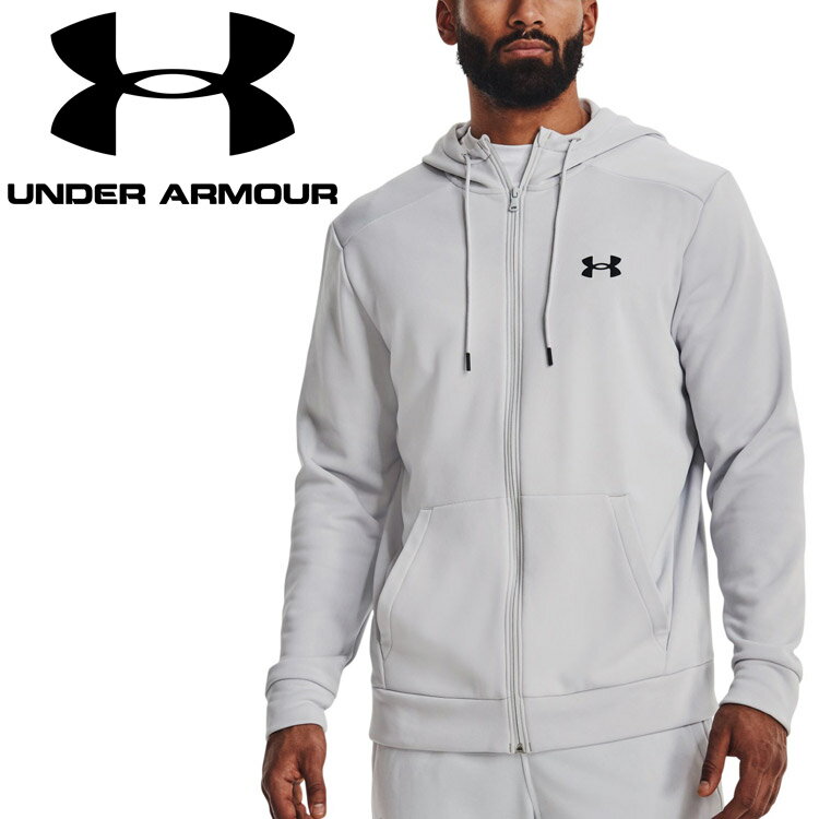 【スーパーセール限定最終処分プライス】【返品不可】 アンダーアーマー UAアーマーフリース フルジップ フーディー 1373357-014 メンズのサムネイル