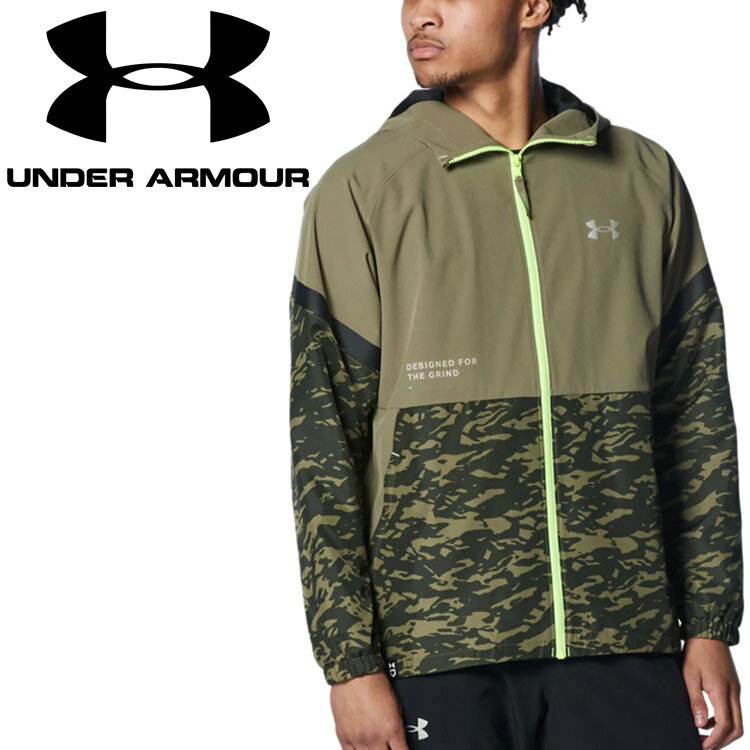 【スーパーセール限定最終処分プライス】【返品不可】 アンダーアーマー UAヤード ストレッチウーブン フルジップ ジャケット 1371962-361 メンズのサムネイル