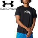 クリアランスセール 【返品不可】 メール便送料無料 アンダーアーマー カリー テック ショートスリーブTシャツ 〈スプラッシュ〉 1378329-001 メンズ...