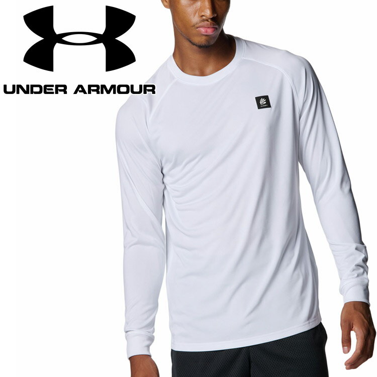 【感謝祭限定店内ポイント最大20倍(2025/11/16 23:59迄)】 お買い得スペシャルプライス メール便送料無料 アンダーアーマー カリー テック グラフィック ロングスリーブ Tシャツ 6007864-100 メンズ