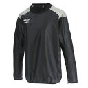 お買い得スペシャルプライス メール便送料無料 アンブロ umbro サッカ- TMジュニア用ウインドアップピステトップ ユニセックス UBA4040J-BKSL
