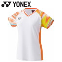 お買い得スペシャルプライス メール便送料無料 ヨネックス Yonex ウィメンズゲームシャツ 20778-011 テニス バドミントン ウェア レディース