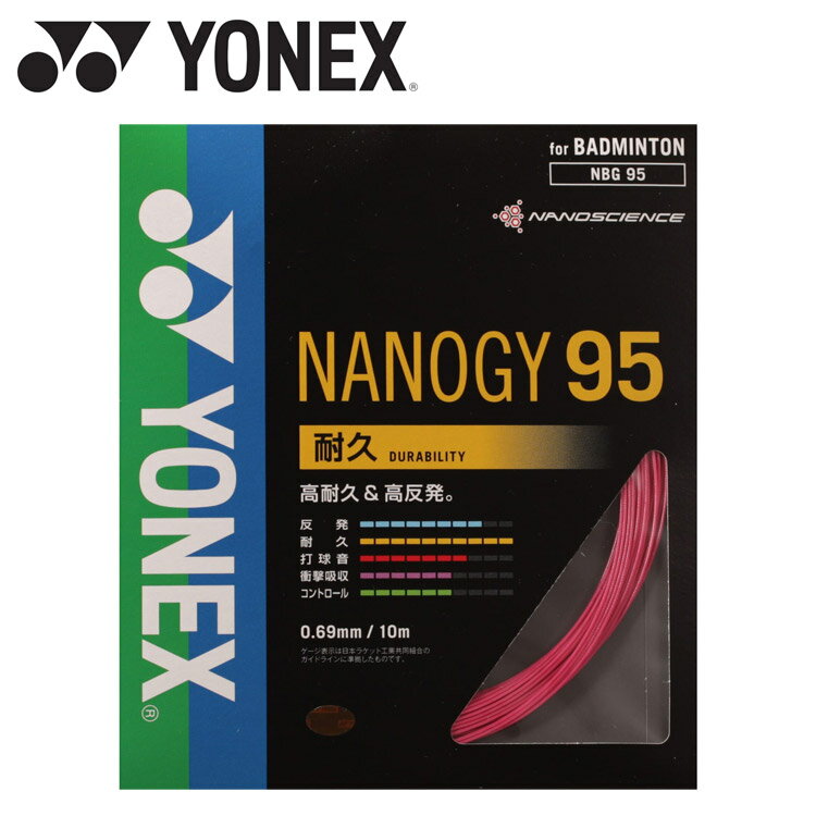 【ブラックフライデー限定店内ポイント最大20倍(11/27 1:59迄】 お買い得スペシャルプライス ヨネックス ナノジー 95 YNX-NBG95-124 【...