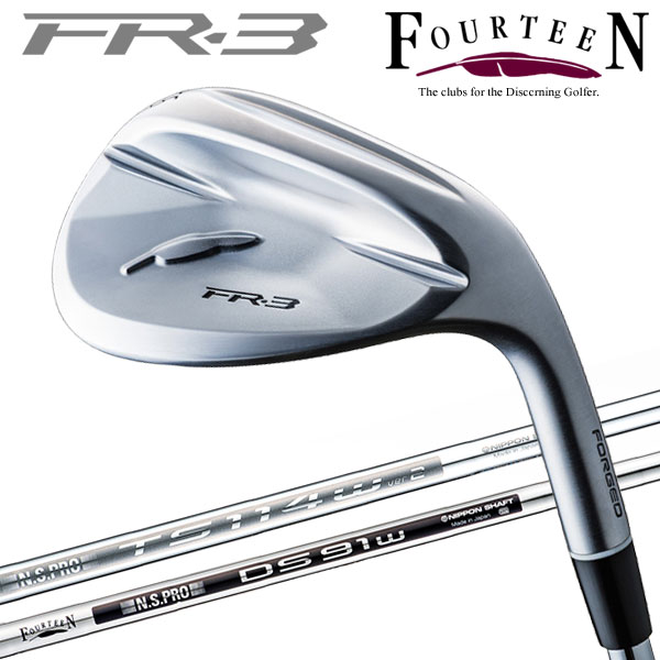 【3日間限定店内ポイント最大20倍(6/18 00:00〜6/20 23:59迄)】 フォーティーン FR-3 フォージド ウェッジ パールサテン仕上げ FOURTEEN GOLF 日本正規品 2026モデル