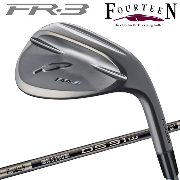 【3日間限定店内ポイント最大20倍(6/18 00:00〜6/20 23:59迄)】 フォーティーン FR-3 フォージド ウェッジ ダイヤモンドブラックサテン仕上げ FOURTEEN GOLF 日本正規品 2026モデル