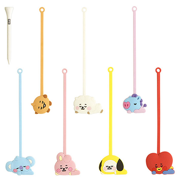 【お買い物マラソン限定店内ポイント最大20倍(9/24 1:59迄)】 BT21 ゴルフ ティーキーパー ベイビー BABY キャラクターグッズ