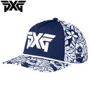 【いちばの日限定店内ポイント最大20倍(7/18 00:00~23:59迄)】 数量限定品 PXG ゴルフ キャップ メンズ Aloha 2025 5 Panel Curved Bill 日本正規取扱品