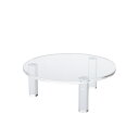 ディスプレイ用アクリル円形ステージ ロング丸脚タイプ Mサイズ 直径15センチ