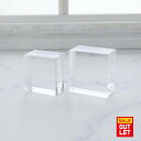 【 アウトレット 訳あり 】【 2個セット 】48mm シールディスプレイ ビックリマン ウエハース パン チョコ ディスプレイアクリル 透明 クリア ブロック アクリルブロック アクリルキューブ アニメ 漫画 キャラクター 推し コレクション 紫外線による劣化軽減 変退色を軽減