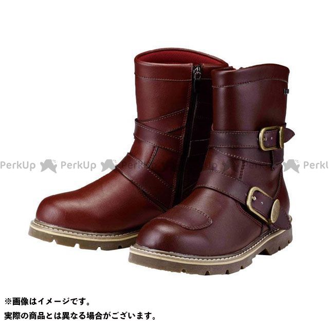 RossoStyleLab ROB-201 防水ライディングブーツ カラー レッドブラウン サイズ 23.0cm ROB-201 ロッソスタイルラボ ライディングブーツ バイク
