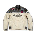 正規品／ボンダッチ VOM-J14 600D JACKET カラー：サンド サイズ：L VOM-J14 VonDutch ジャケット バイク