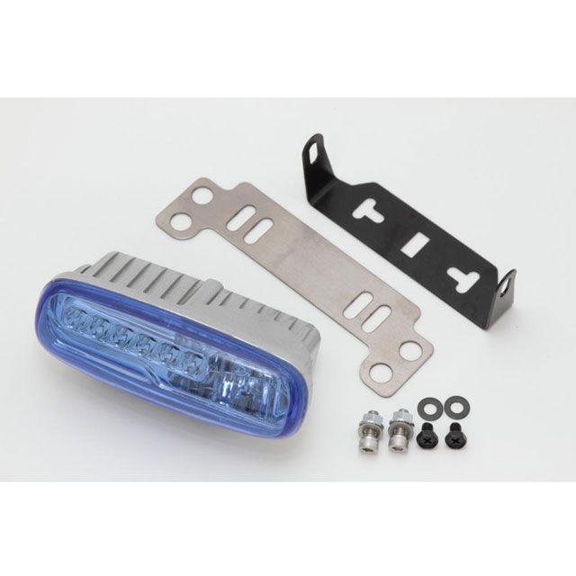 Rin Parts ステー付き デイライト ヘッドライトKIT カラー ブルー 1106004 リンパーツ ヘッドライト・バルブ バイク ズーマー