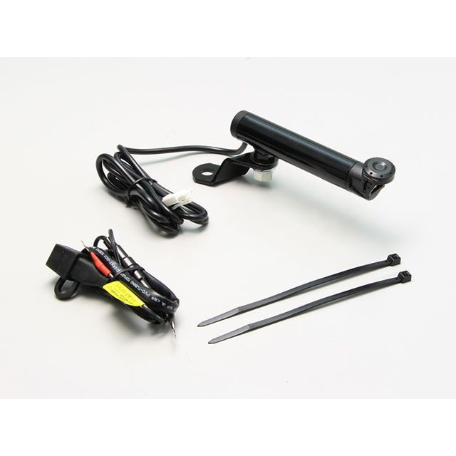 HURRICANE クランプバー ショート USB電源付（ブラック） HU1030B メーカー在庫あり ハリケーン ハンド..