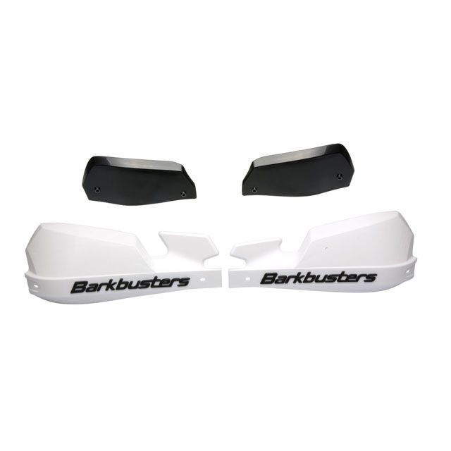 バークバスターズ VPS プラスチックガード カラー：ホワイト VPS-003-00-WH Barkbusters ハンドル周辺パーツ バイク 汎用