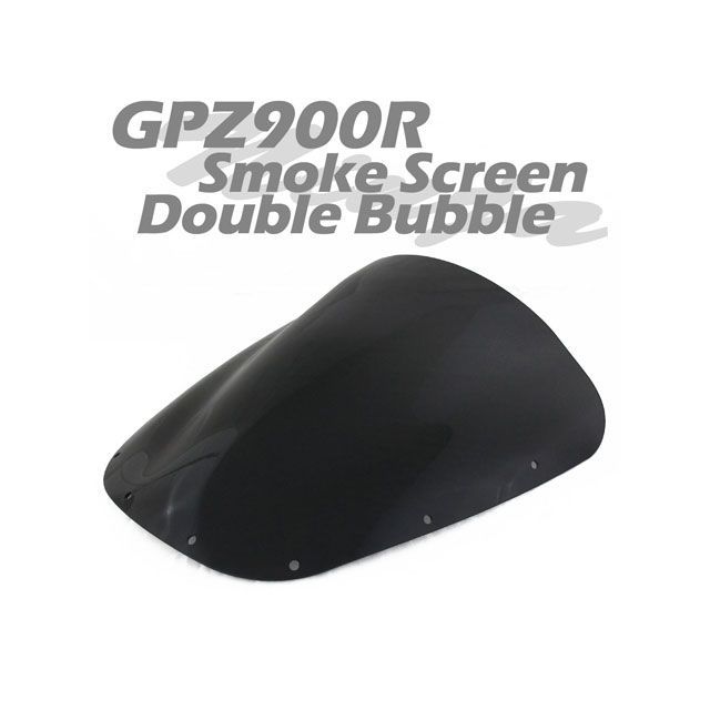 ライズコーポレーション カワサキ GPZ900R（ZX900A）/GPZ750R（ZX750A） ダブルバブル スモークスクリーン C03K0050004SM メーカー在庫あり RISE CORPORATION スクリーン関連パーツ バイク GPZ75…