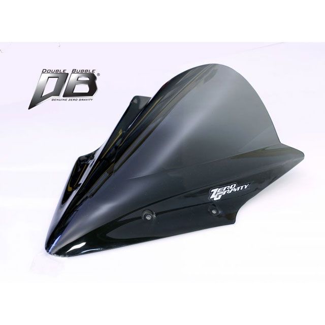 ZEROGRAVITY スクリーン ダブルバブル カラー ダークスモーク 1620819 ゼログラビティ スクリーン関連パーツ バイク Ninja650（ABS）