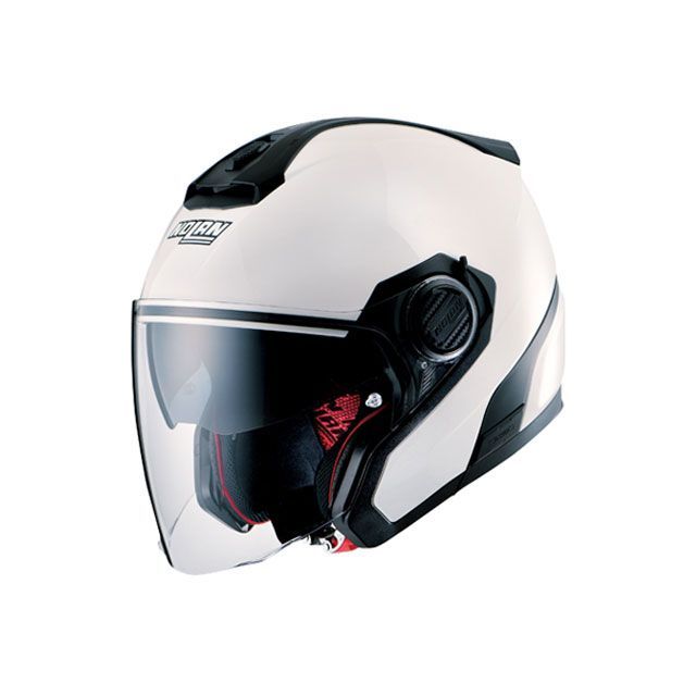 NOLAN N405 ソリッド メタルホワイト サイズ M 99374 ノーラン ジェットヘルメット バイク