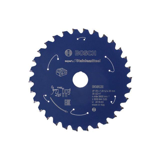 BOSCH 2608644530 エキスパートステンレス136x30T 2608644530 ボッシュ 切削工具 バイク 車 自動車 自転車