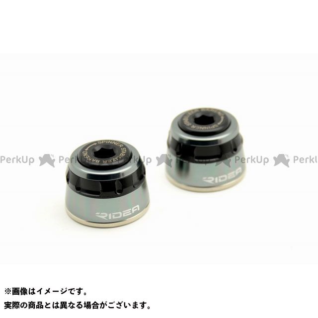 RIDEA ハンドルバーエンド ショートタイプ カラー チタン RI0000477 リデア ハンドル関連パーツ 汎用
