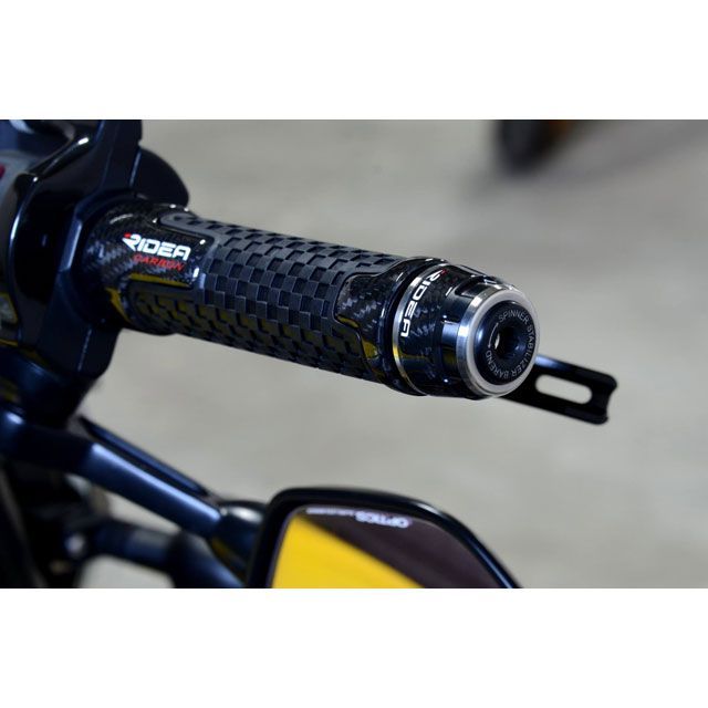 RIDEA ハンドルバーエンド（カーボン） タイプ ショート RI0000505 リデア ハンドル関連パーツ 汎用