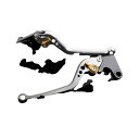 SPEEDRA アルミビレットアジャストレバーセット スタンダードロング(レバー本体:シルバー) アジャスター ゴールド DU0403487-GD SPEEDRA レバー バイク(2)