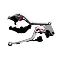 SPEEDRA アルミビレットアジャストレバーセット スタンダードロング(レバー本体:シルバー) アジャスター レッド DU0407229-RD SPEEDRA レバー バイク HYPERMOTARD 939 SP HYPERMOTARD 821 SP(2)