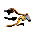 SPEEDRA アルミビレットアジャストレバーセット 3Dショート(レバー本体:ゴールド) アジャスター ゴールド DU0407258-GD メーカー在庫あり SPEEDRA レバー バイク HYPERMOTARD 939 SP HYPERMOTARD…(2)