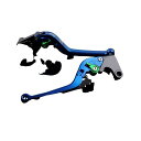 SPEEDRA アルミビレットアジャストレバーセット スタンダード可倒式(レバー本体:ブルー) アジャスター グリーン HO0402906-GN SPEEDRA レバー バイク CBR1000RR CBR600RR(2)