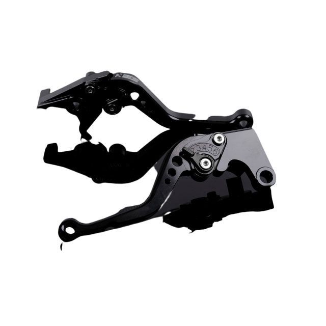 SPEEDRA アルミビレットアジャストレバーセット スタンダードショート（レバー本体：グリーン） アジャスター ブラック HO0403821-BK SPEEDRA レバー バイク